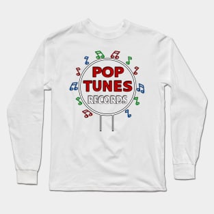 Pop Tunes White Long Sleeve T-Shirt